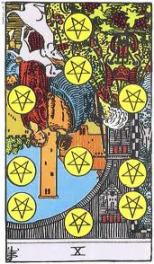 Ten of Pentacles, Reversed