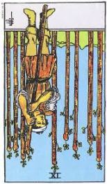 Nine of Wands, Reversed