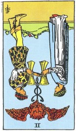 Two of Cups Reversed