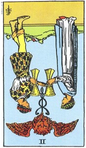 Two of Cups Reversed